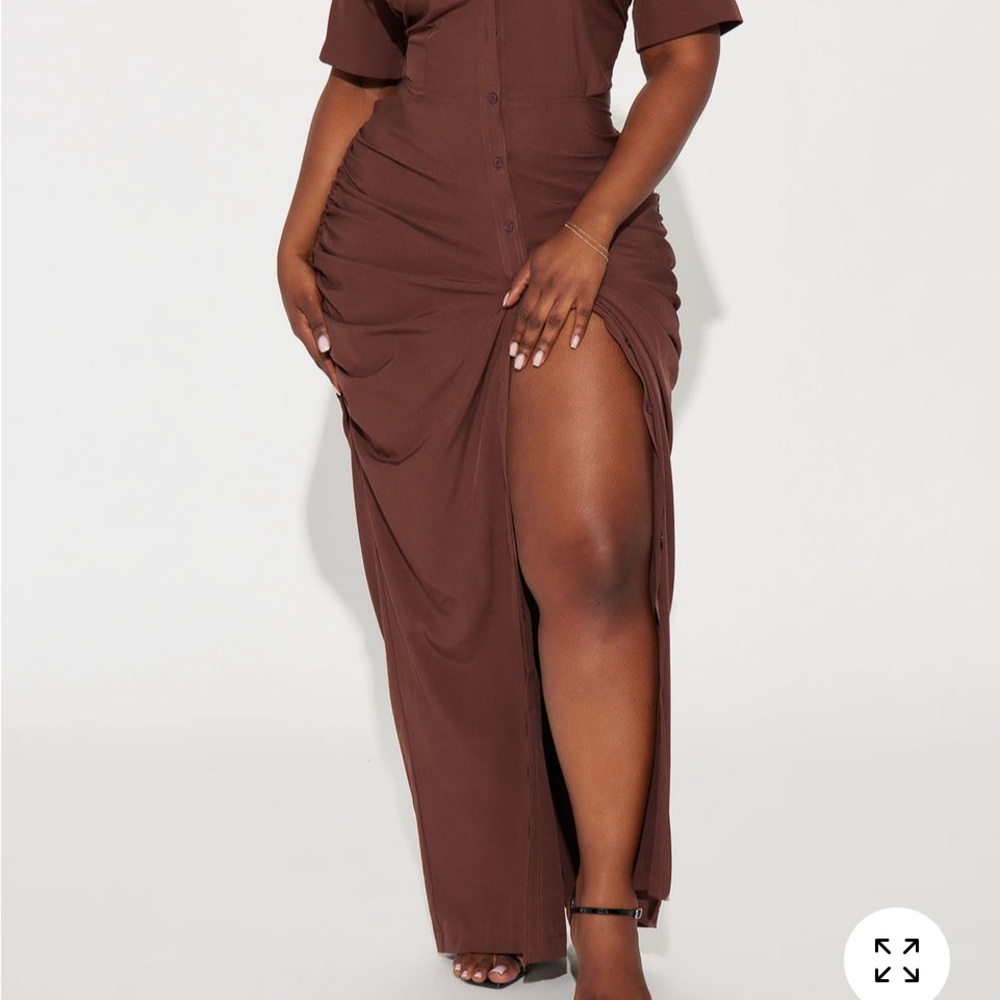 Fashion Nova Chocolate Maxi Skirt